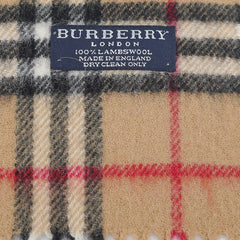 Burberry Lambswool Plaid printed Pre-Owned Scarf
