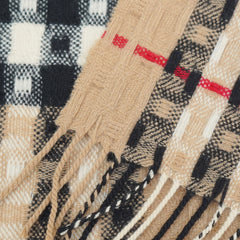 Burberry Wool Patterned Printed Pre-Owned Scarf
