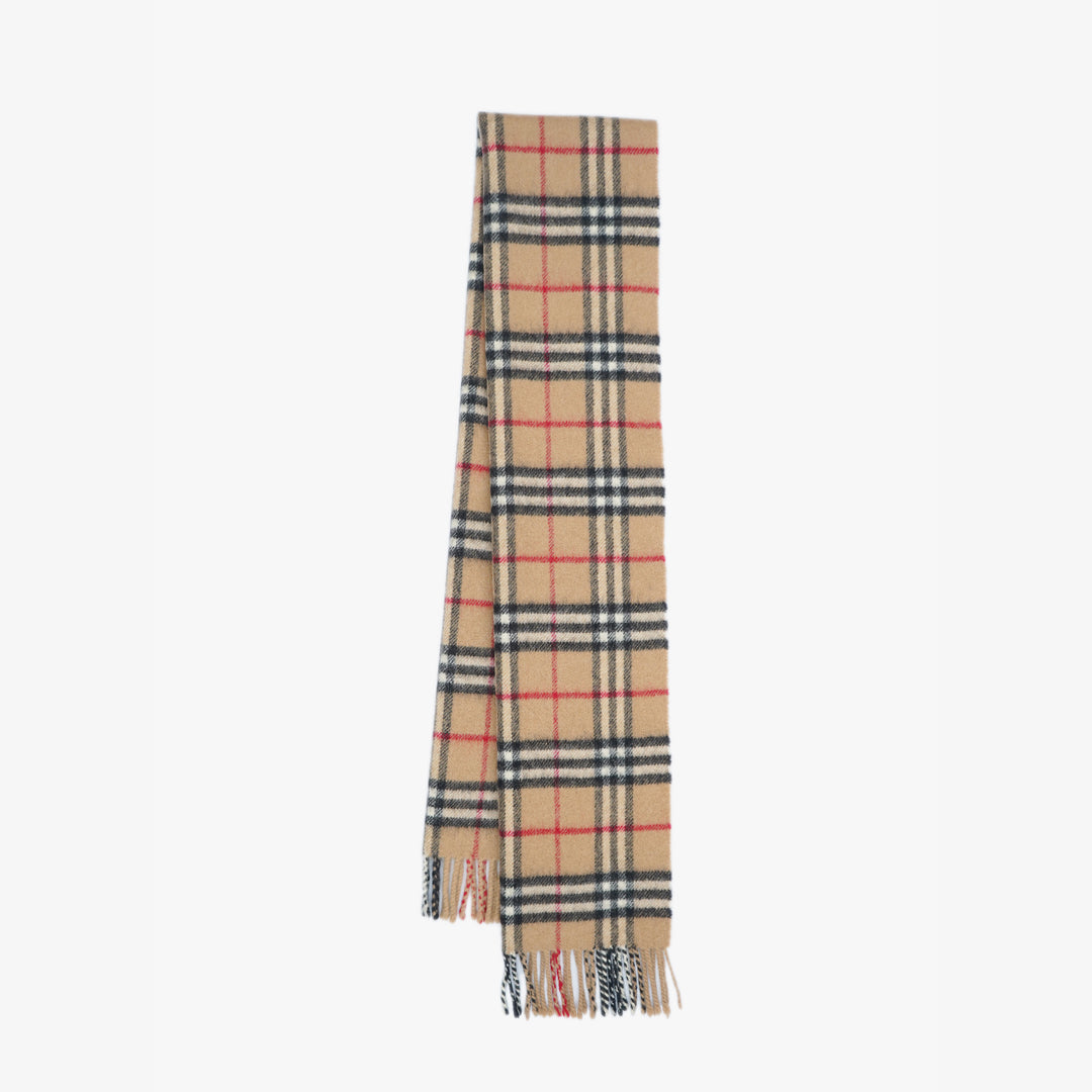 Burberry Lambswool Classic Check Pre-Owned Scarf