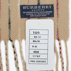 Burberry Wool Printed Pre-Owned Scarf