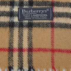 Burberry Lambswool Vintage Check Pre-Owned Scarf