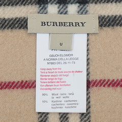 Burberry Wool House Check Pre-Owned Scarf