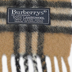 Burberry’s Lambswool Nova Check Pre-Owned Scarf