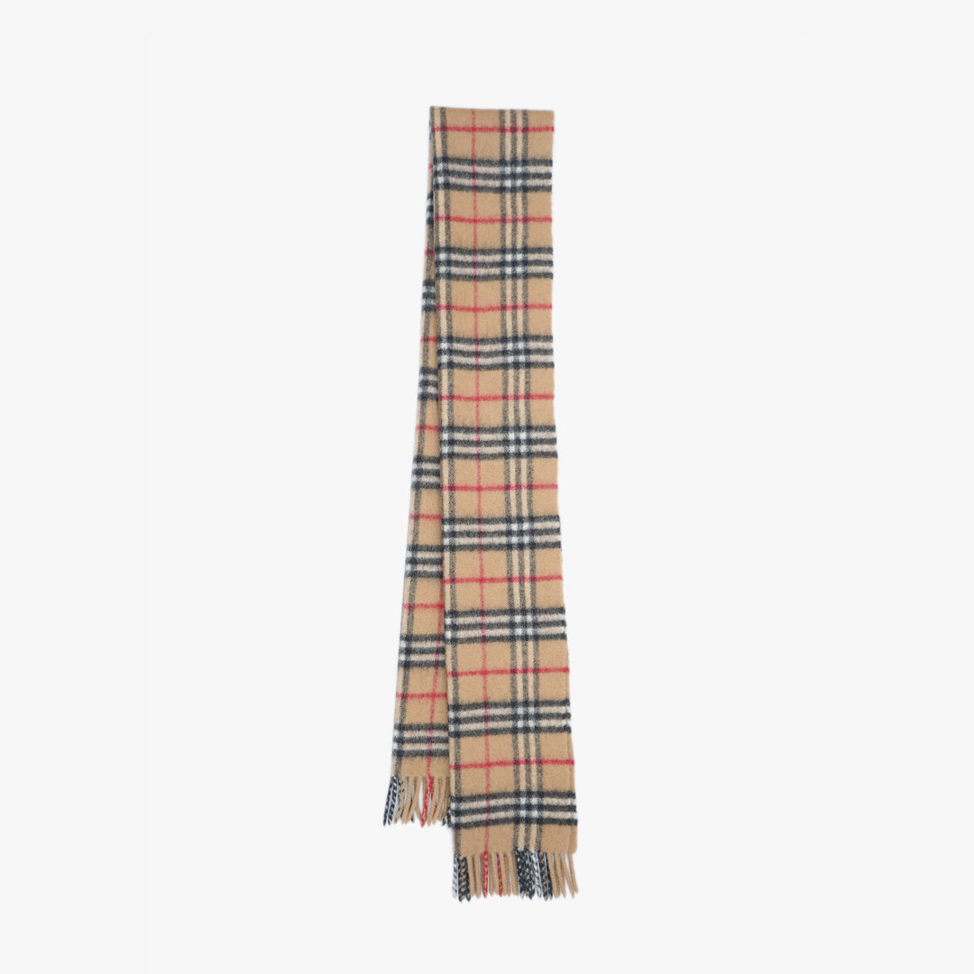 Burberry’s Lambswool Nova Check Pre-Owned Scarf