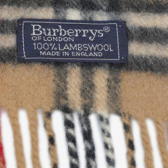 Burberry’s Lambswool Nova Check Pre-Owned Scarf