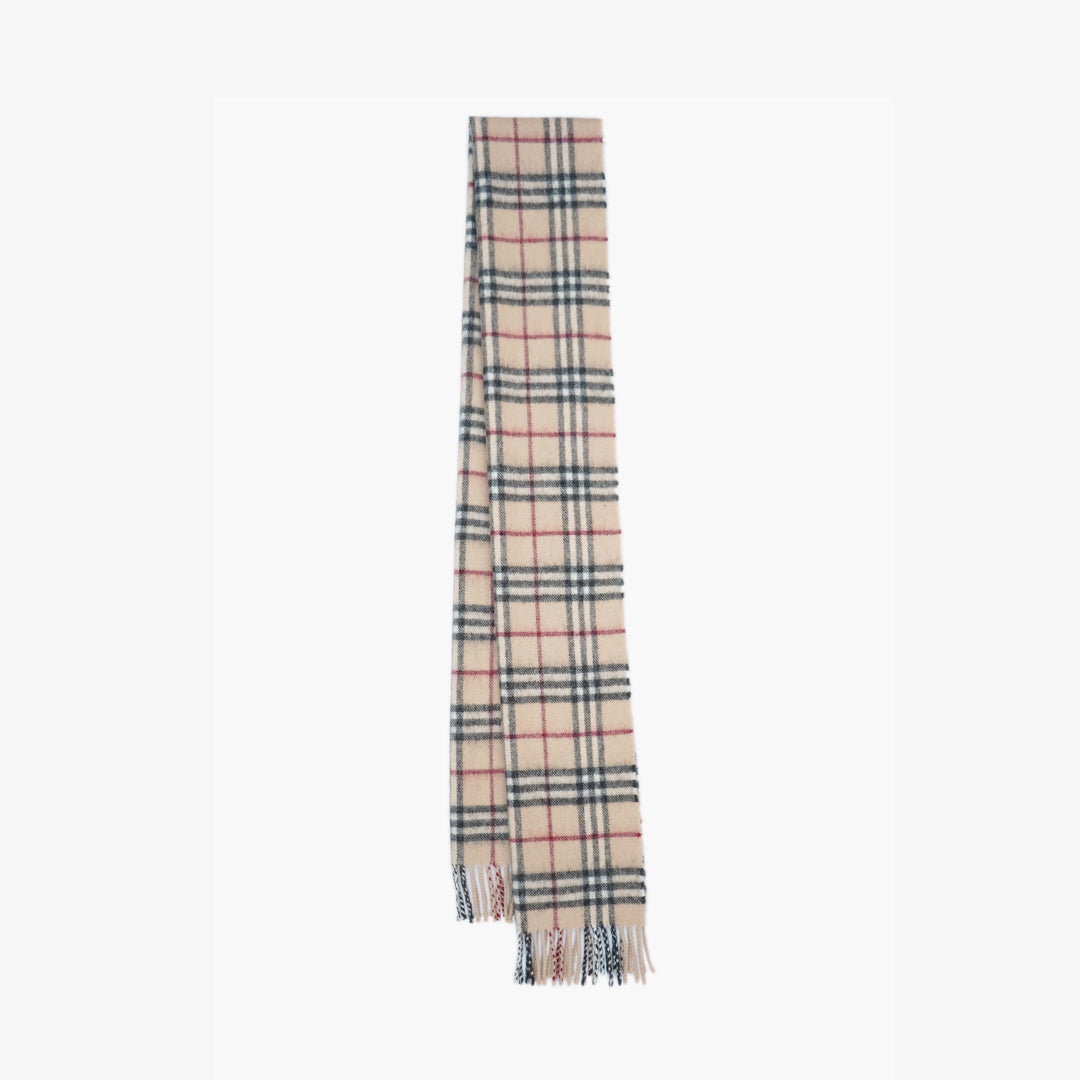 Burberry Lambswool Nova Check Pre-Owned Scarf