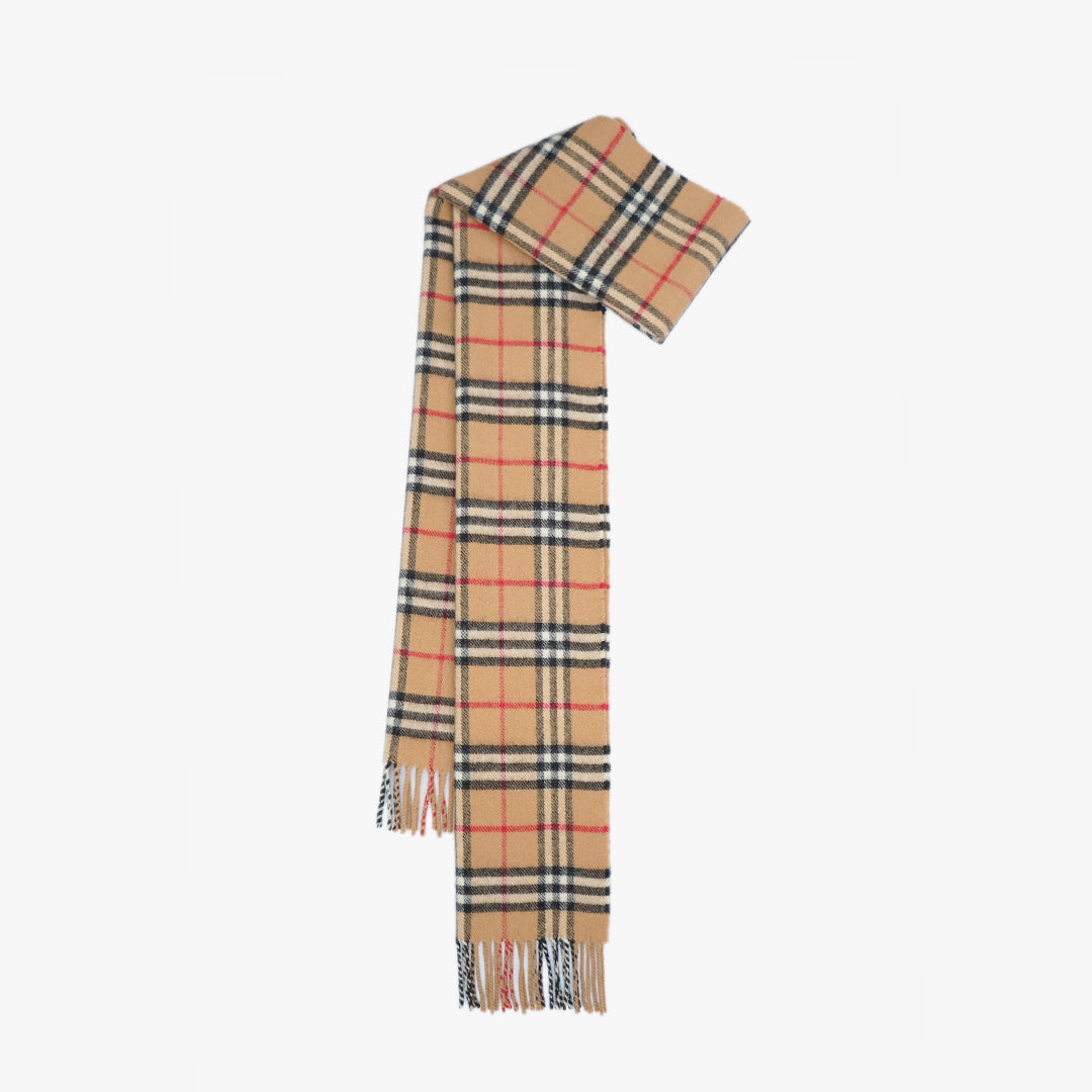 Burberry Lambswool Nova Check Pre-Owned Scarf
