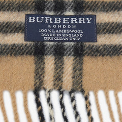 Burberry Lambswool Classic Check Pre-Owned Scarf