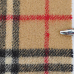Burberry’s Lambswool Plaid Printed Pre-Owned Scarf