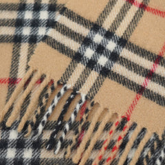 Burberry’s Lambswool Plaid Printed Pre-Owned Scarf