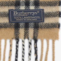 Burberry’s Lambswool Nova Check Pre-Owned Scarf