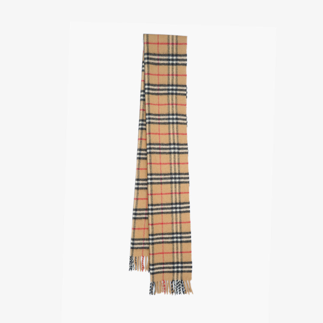 Burberry’s Lambswool Nova Check Pre-Owned Scarf