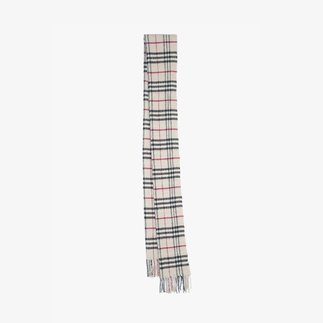 Burberry Wool Pattern Printed Pre-Owned Scarf
