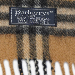 Burberry’s Lambswool Plaids & Check Pre-Owned Scarf