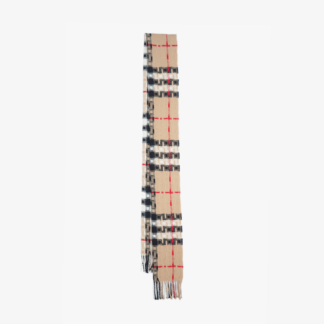 Burberry Wool Seasonal Check Pre-Owned Scarf