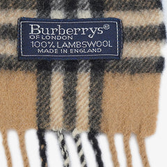 Burberry’s Lambswool House Check Pre-Owned Scarf