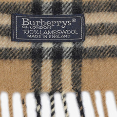 Burberry’s Lambswool House Check Pre-Owned Scarf