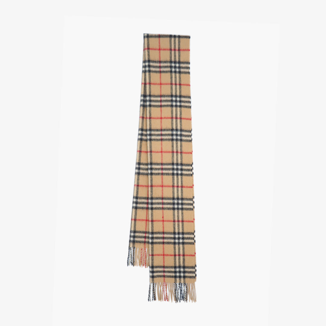 Burberry’s Lambswool Nova Check Pre-Owned Scarf