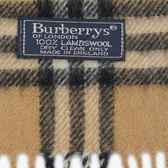Burberry’s Lambswool Vintage Check Pre-Owned Scarf