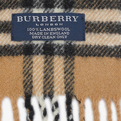 Burberry Lambswool House Check Pre-Owned Scarf