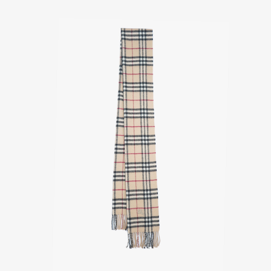 Burberry Lambswool House Check Pre-Owned Scarf