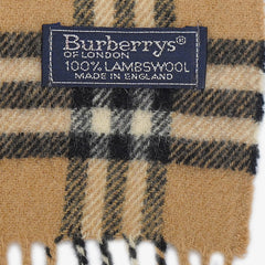 Burberry’s Lambswool Nova Check Pre-Owned Scarf