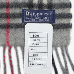 Burberry’s Cashmere Plaids & Check Pre-Owned Scarf