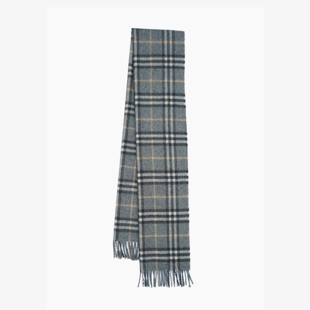 Burberry’s Cashmere Nova Check Pre-Owned Scarf