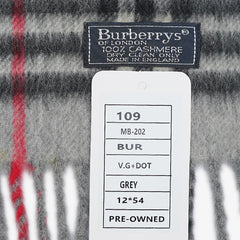 Burberry’s Cashmere Classic Check Pre-Owned Scarf