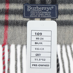 Burberry’s Cashmere Classic Check Pre-Owned Scarf