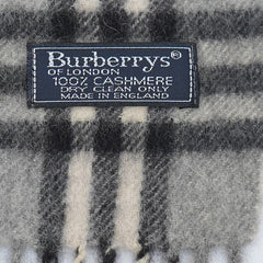 Burberry’s Cashmere Nova Check Pre-Owned Scarf