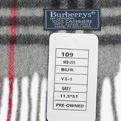 Burberry’s Cashmere Nova Check Pre-Owned Scarf