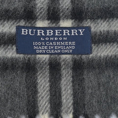 Burberry Cashmere Vintage Check Pre-Owned Scarf