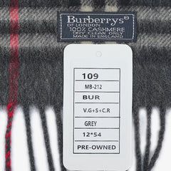 Burberry’s Cashmere Plaids & Check Pre-Owned Scarf