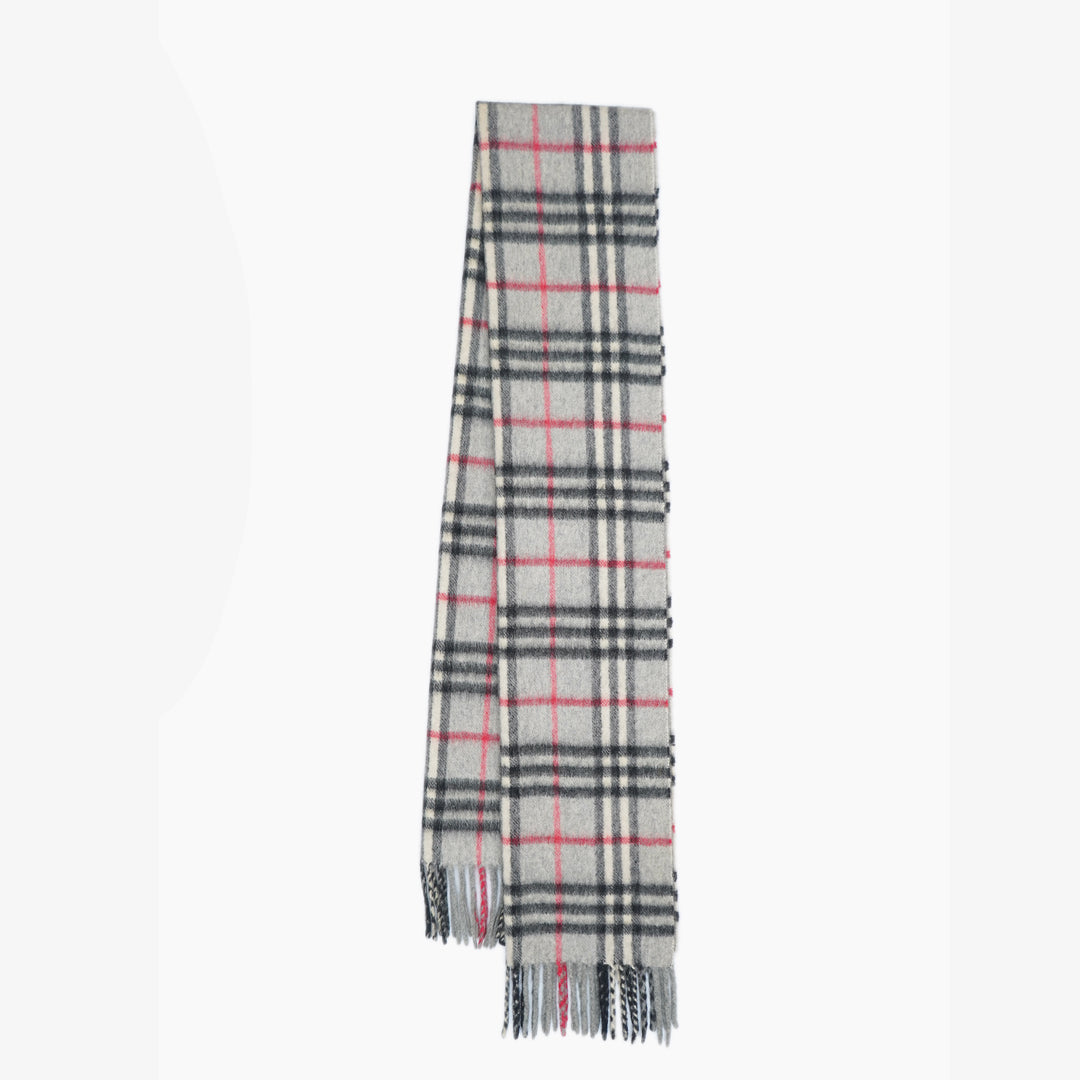 Burberry’s Cashmere Plaids & Check Pre-Owned Scarf
