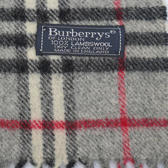 Burberry’s Lambswool House Check Pre-Owned Scarf