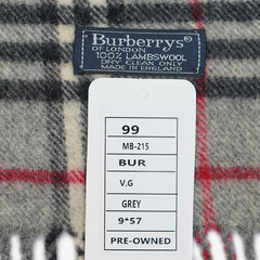 Burberry’s Lambswool House Check Pre-Owned Scarf