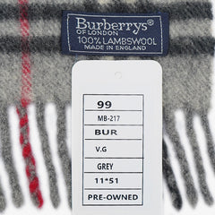 Burberry’s Lambswool Nova Check Pre-Owned Scarf