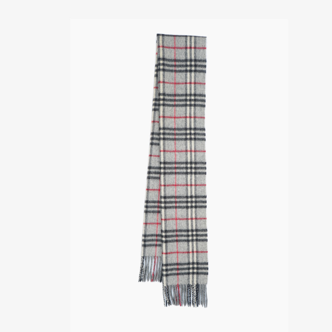 Burberry’s Lambswool Check Printed Pre-Owned Scarf
