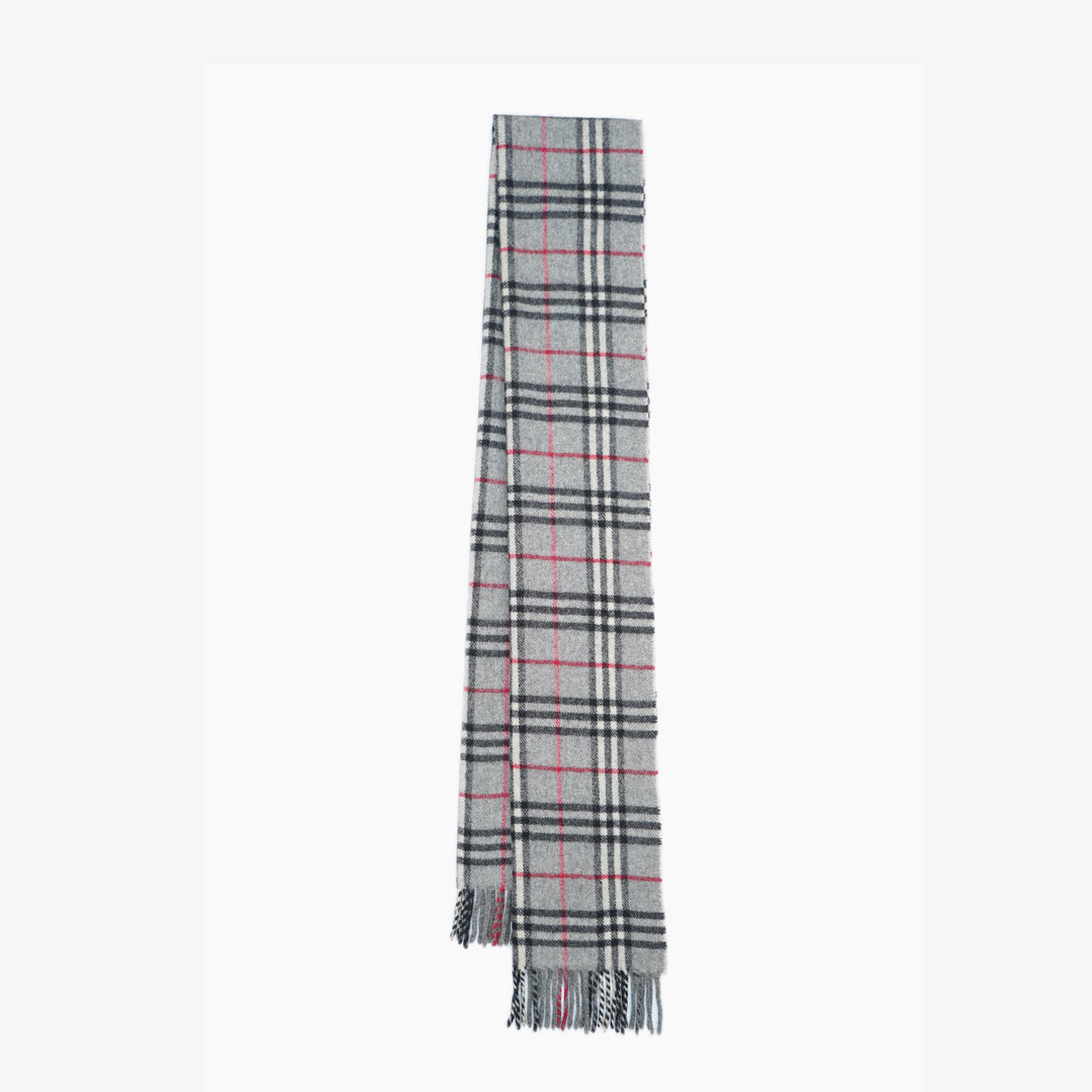 Burberry Lambswool Nova Check Printed Pre-Owned Scarf