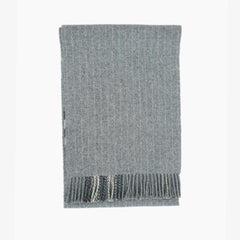 Burberry Wool Reversible Check Printed Pre-Owned Scarf