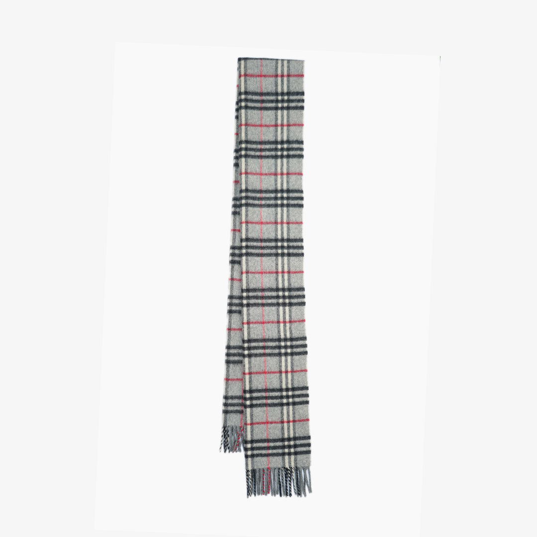 Burberry’s Lambswool Nova Check Printed Pre-Owned Scarf