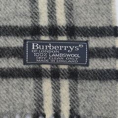 Burberry’s Lambswool Nova Check Printed Pre-Owned Scarf