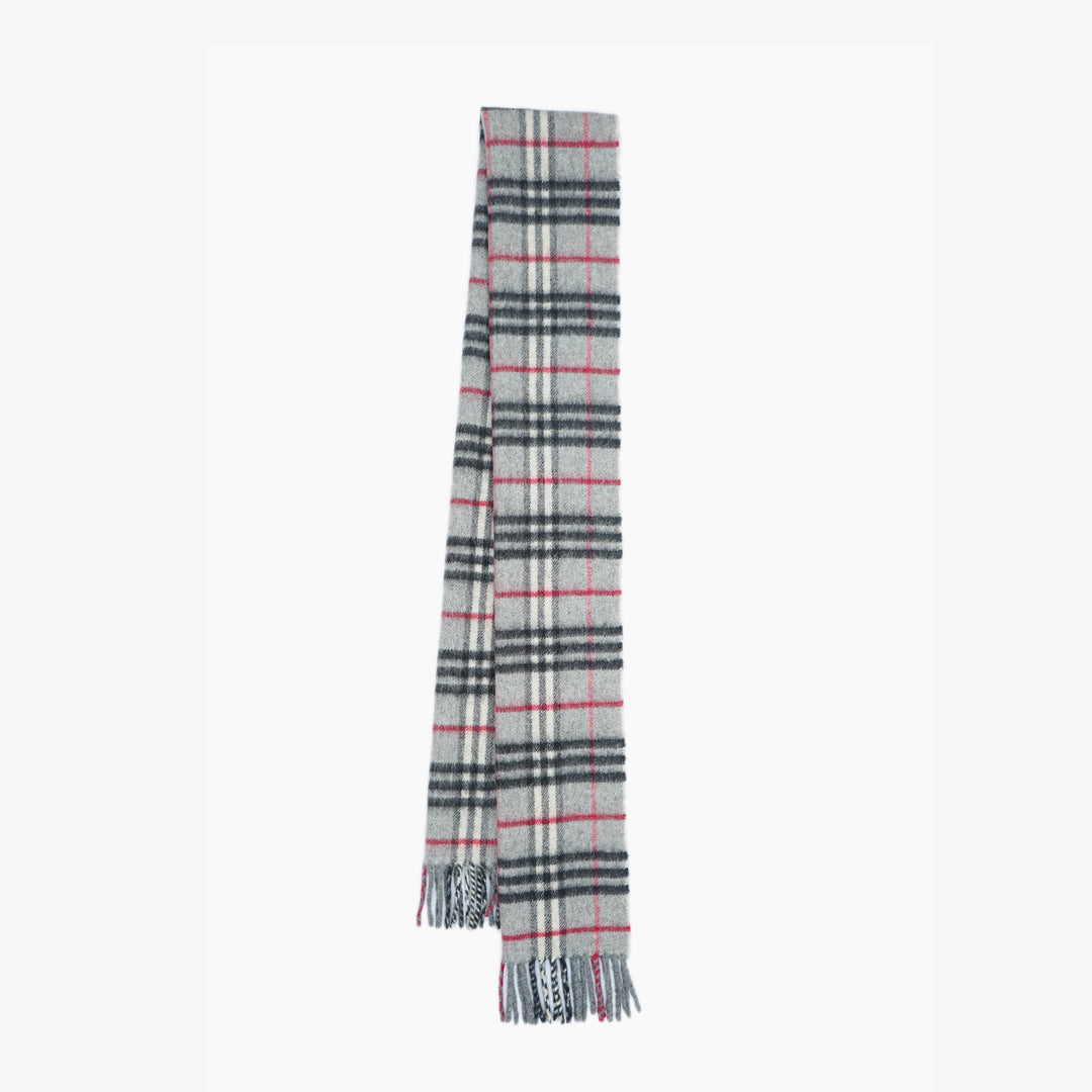 Burberry’s Lambswool Classic Check Printed Pre-Owned Scarf