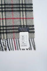 Burberry’s Lambswool Nova Check Printed Pre-Owned Scarf