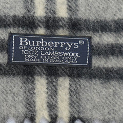 Burberry’s Lambswool Nova Check Printed Pre-Owned Scarf